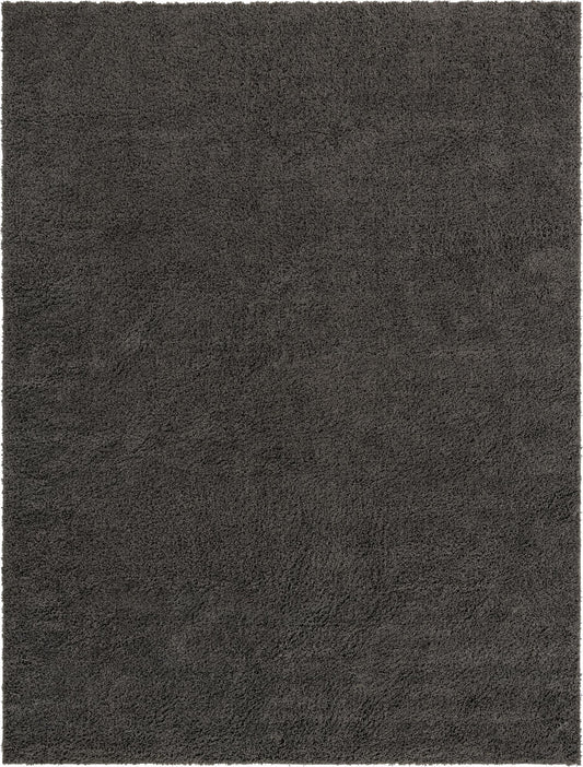 Cozy Comfort Shag Collection Area Rug - Hearthside (Dark Gray) Rectangle Dark Gray Main