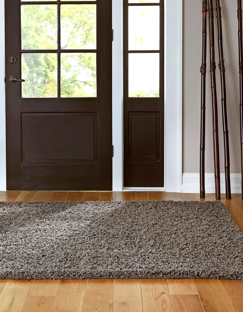 Cozy Comfort Shag Collection Area Rug - Hearthside (Dark Gray) Rectangle Dark Gray  lifestyle 3