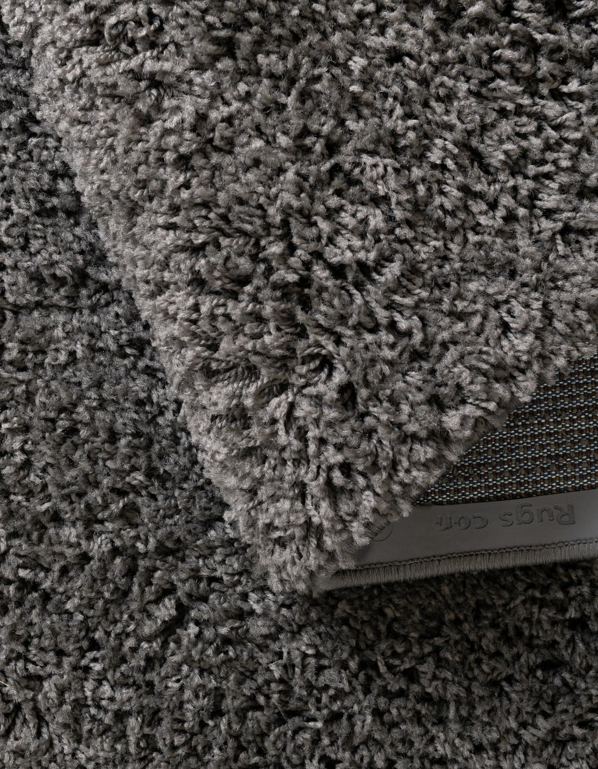 Cozy Comfort Shag Collection Area Rug - Hearthside (Dark Gray) Rectangle Dark Gray  lifestyle 4