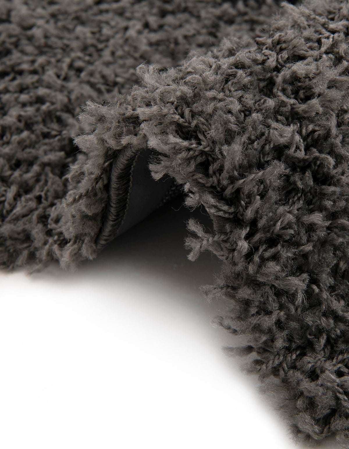 Cozy Comfort Shag Collection Area Rug - Hearthside (Dark Gray) Rectangle Dark Gray  lifestyle 5
