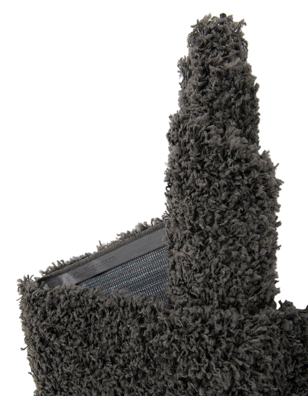 Cozy Comfort Shag Collection Area Rug - Hearthside (Dark Gray) Rectangle Dark Gray  lifestyle 6