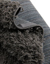 Cozy Comfort Shag Collection Area Rug - Hearthside (Dark Gray) Rectangle Dark Gray  lifestyle 8