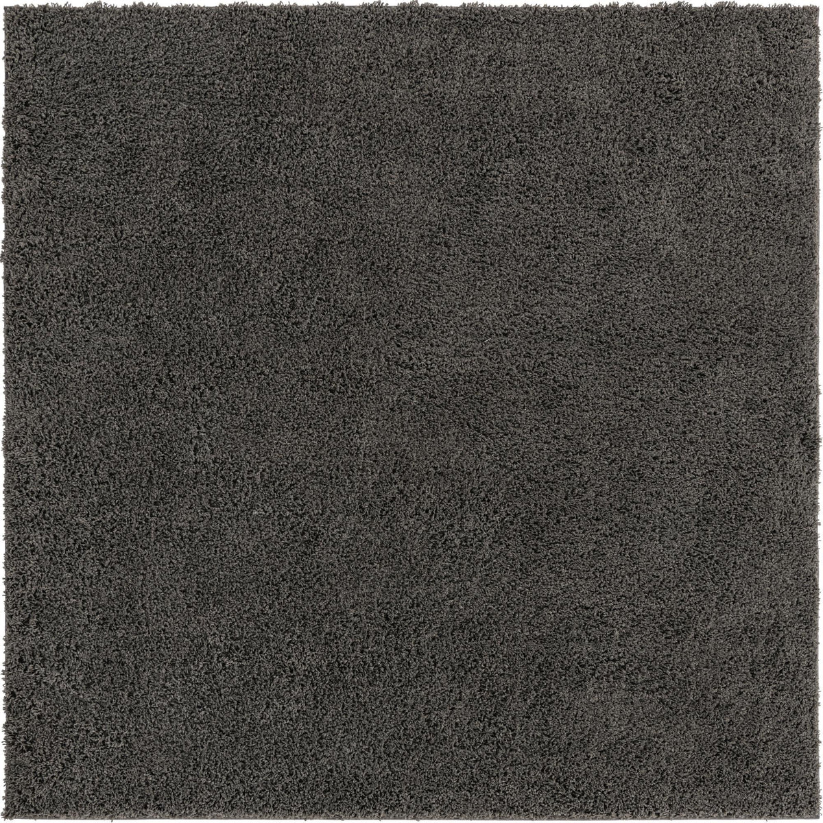 Cozy Comfort Shag Collection Area Rug - Hearthside (Dark Gray) Square Dark Gray  lifestyle 12