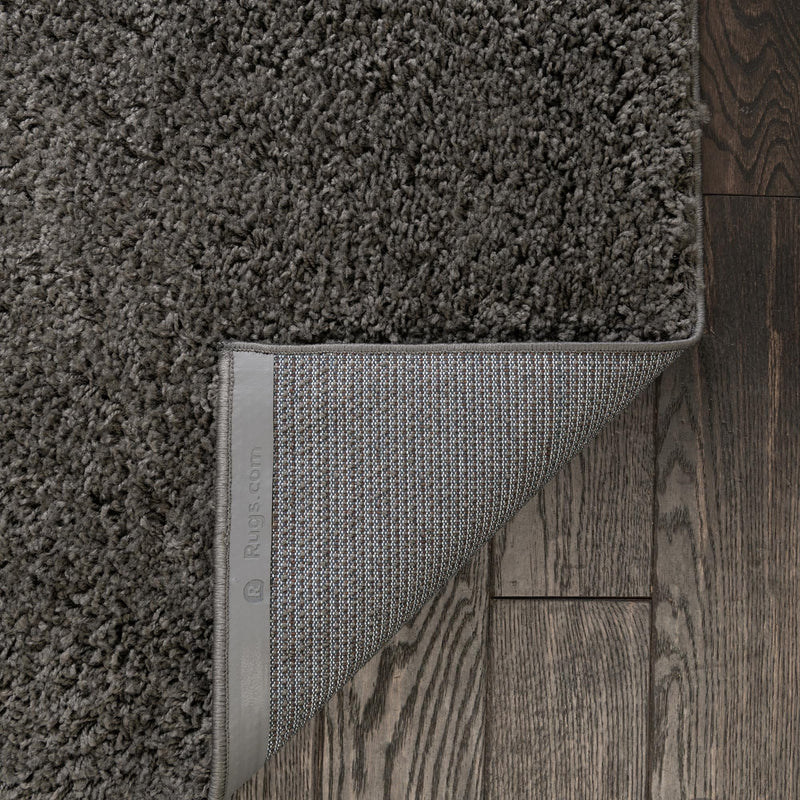 Cozy Comfort Shag Collection Area Rug - Hearthside (Dark Gray) Square Dark Gray  lifestyle 81