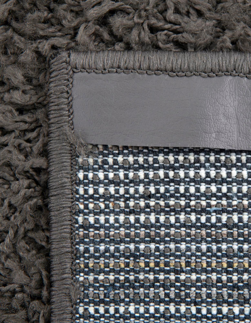 Cozy Comfort Shag Collection Area Rug - Hearthside (Dark Gray) Octagon Dark Gray  lifestyle 46