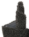 Cozy Comfort Shag Collection Area Rug - Hearthside (Dark Gray) Octagon Dark Gray  lifestyle 49