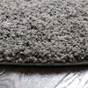 Cozy Comfort Shag Collection Area Rug - Hearthside (Dark Gray) Oval Dark Gray  lifestyle 40