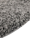 Cozy Comfort Shag Collection Area Rug - Hearthside (Dark Gray) Oval Dark Gray  lifestyle 45