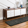 Cozy Comfort Shag Collection Area Rug - Hearthside (Dark Gray) Runner Dark Gray  lifestyle 26