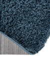 Cozy Comfort Shag Collection Area Rug - Hearthside (Navy Blue) Oval Navy Blue  lifestyle 48
