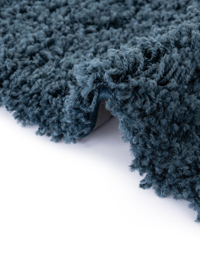 Cozy Comfort Shag Collection Area Rug - Hearthside (Navy Blue) Runner Navy Blue  lifestyle 49