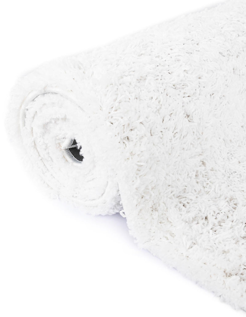 Cozy Comfort Shag Collection Area Rug - Hearthside (Snow White) Rectangle Snow White  lifestyle 8