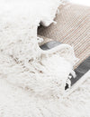 Cozy Comfort Shag Collection Area Rug - Hearthside (Snow White) Rectangle Snow White  lifestyle 9