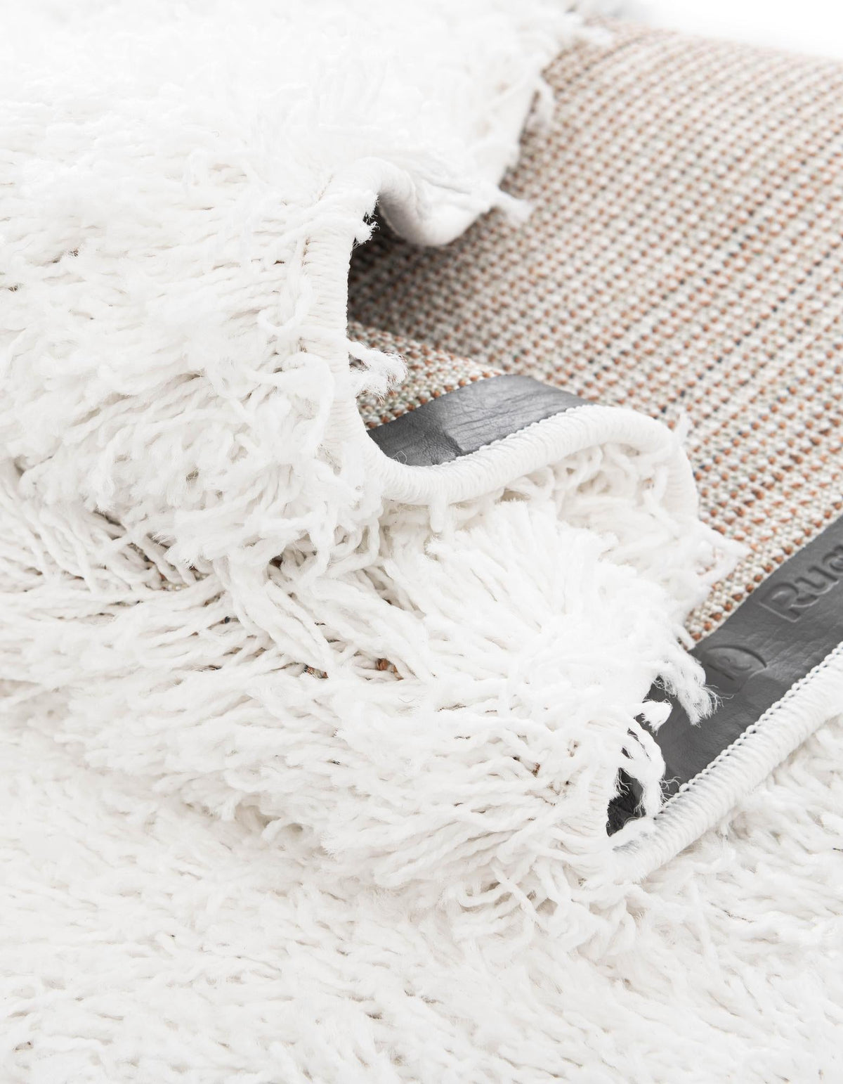 Cozy Comfort Shag Collection Area Rug - Hearthside (Snow White) Rectangle Snow White  lifestyle 9