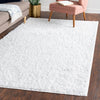 Cozy Comfort Shag Collection Area Rug - Hearthside (Snow White) Rectangle Snow White  lifestyle 12
