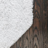 Cozy Comfort Shag Collection Area Rug - Hearthside (Snow White) Octagon Snow White  lifestyle 39