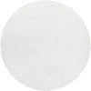 Cozy Comfort Shag Collection Area Rug - Hearthside (Snow White) Round Snow White  lifestyle 4