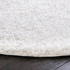 Cozy Comfort Shag Collection Area Rug - Hearthside (Snow White) Oval Snow White  lifestyle 40