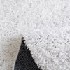 Cozy Comfort Shag Collection Area Rug - Hearthside (Snow White) Oval Snow White  lifestyle 43