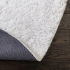 Cozy Comfort Shag Collection Area Rug - Hearthside (Snow White) Oval Snow White  lifestyle 47