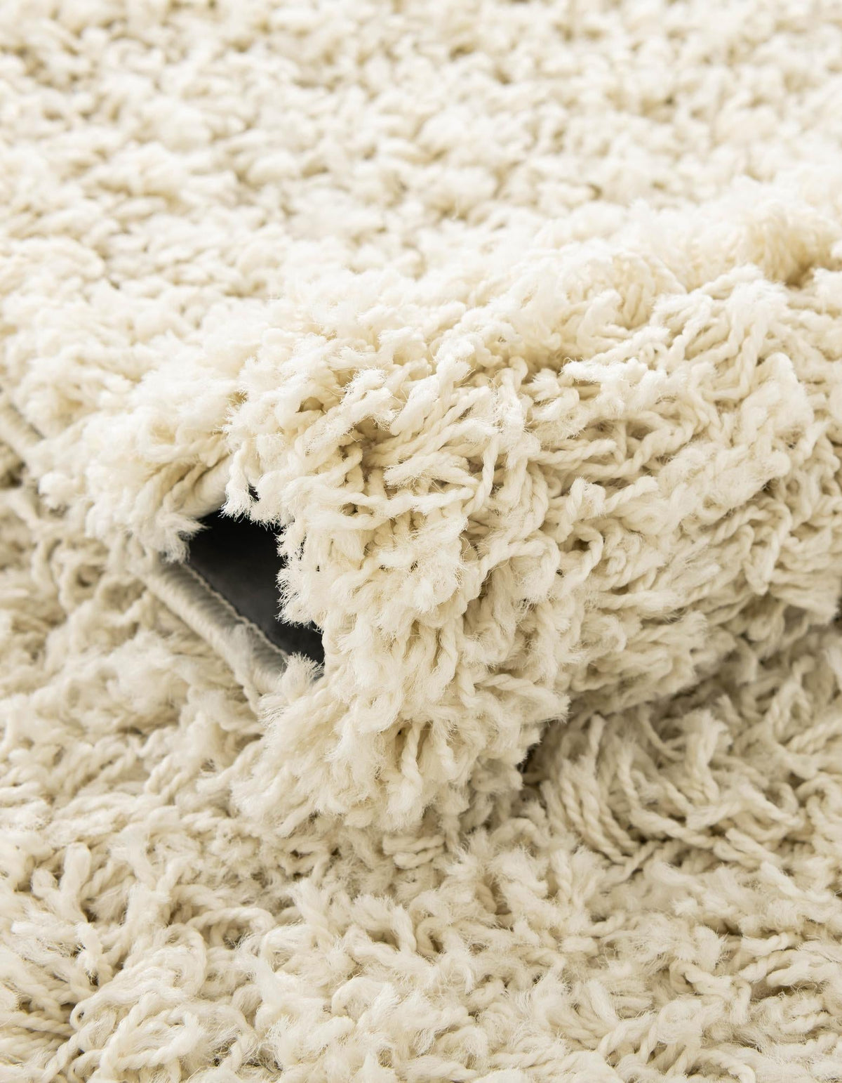 Cozy Comfort Shag Collection Area Rug - Hearthside (Ivory) Rectangle Ivory  lifestyle 8