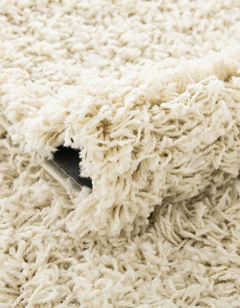Cozy Comfort Shag Collection Area Rug - Hearthside (Ivory) Rectangle Ivory  lifestyle 8