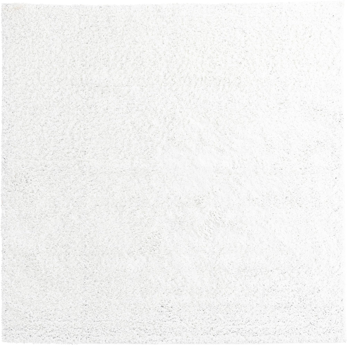 Cozy Comfort Shag Collection Area Rug - Hearthside (Ivory) Square Ivory  lifestyle 3