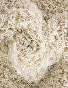 Cozy Comfort Shag Collection Area Rug - Hearthside (Ivory) Octagon Ivory  lifestyle 43