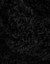 Cozy Comfort Shag Collection Area Rug - Hearthside (Black) Square Black  lifestyle 50