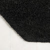 Cozy Comfort Shag Collection Area Rug - Hearthside (Black) Octagon Black  lifestyle 41