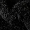 Cozy Comfort Shag Collection Area Rug - Hearthside (Black) Octagon Black  lifestyle 45
