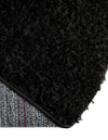 Cozy Comfort Shag Collection Area Rug - Hearthside (Black) Round Black  lifestyle 53