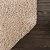 Cozy Comfort Shag Collection Area Rug - Hearthside (Taupe) Octagon Taupe  lifestyle 29
