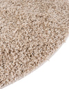 Cozy Comfort Shag Collection Area Rug - Hearthside (Taupe) Oval Taupe  lifestyle 43