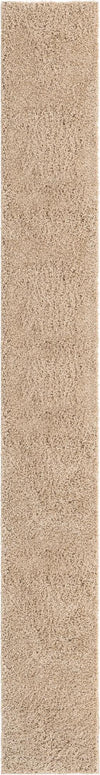 Cozy Comfort Shag Collection Area Rug - Hearthside (Taupe) Runner Taupe  lifestyle 6