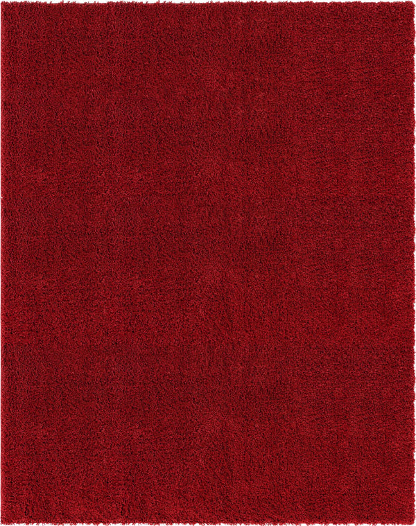 Cozy Comfort Shag Collection Area Rug - Hearthside (Cherry Red) Rectangle Cherry Red Main