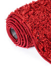 Cozy Comfort Shag Collection Area Rug - Hearthside (Cherry Red) Rectangle Cherry Red  lifestyle 7