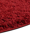 Cozy Comfort Shag Collection Area Rug - Hearthside (Cherry Red) Oval Cherry Red  lifestyle 39