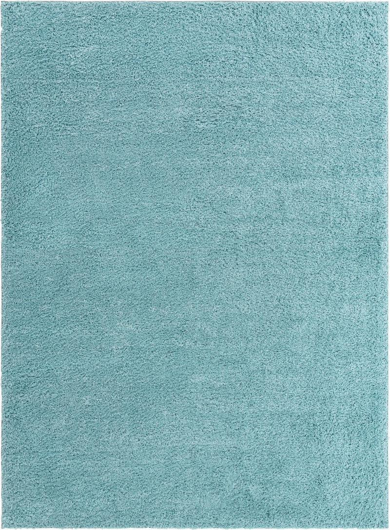 Cozy Comfort Shag Collection Area Rug - Hearthside (Turquoise) Rectangle Turquoise Main