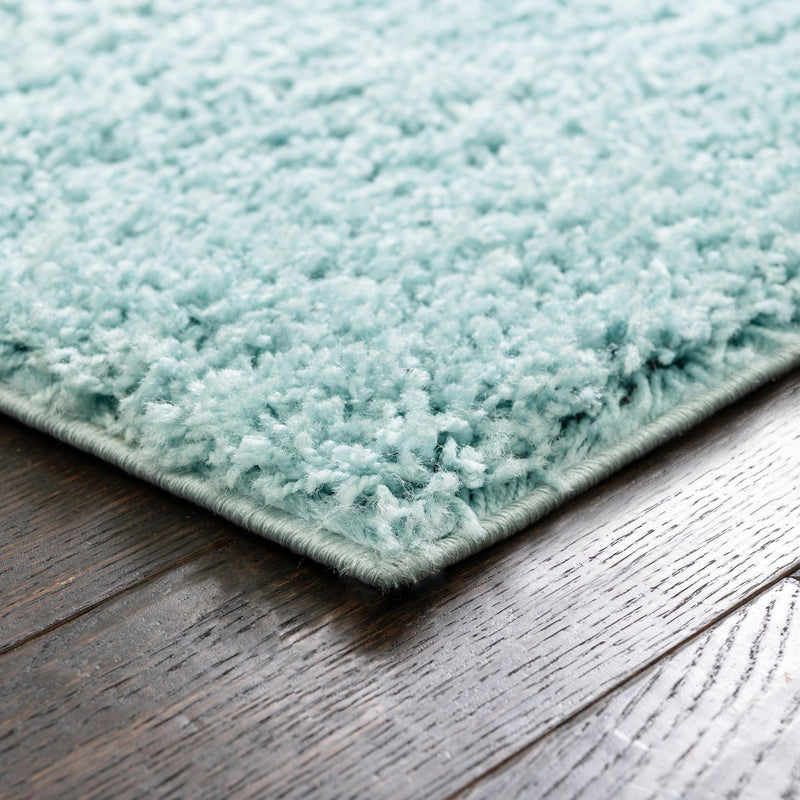 Cozy Comfort Shag Collection Area Rug - Hearthside (Turquoise) Rectangle Turquoise  lifestyle 6
