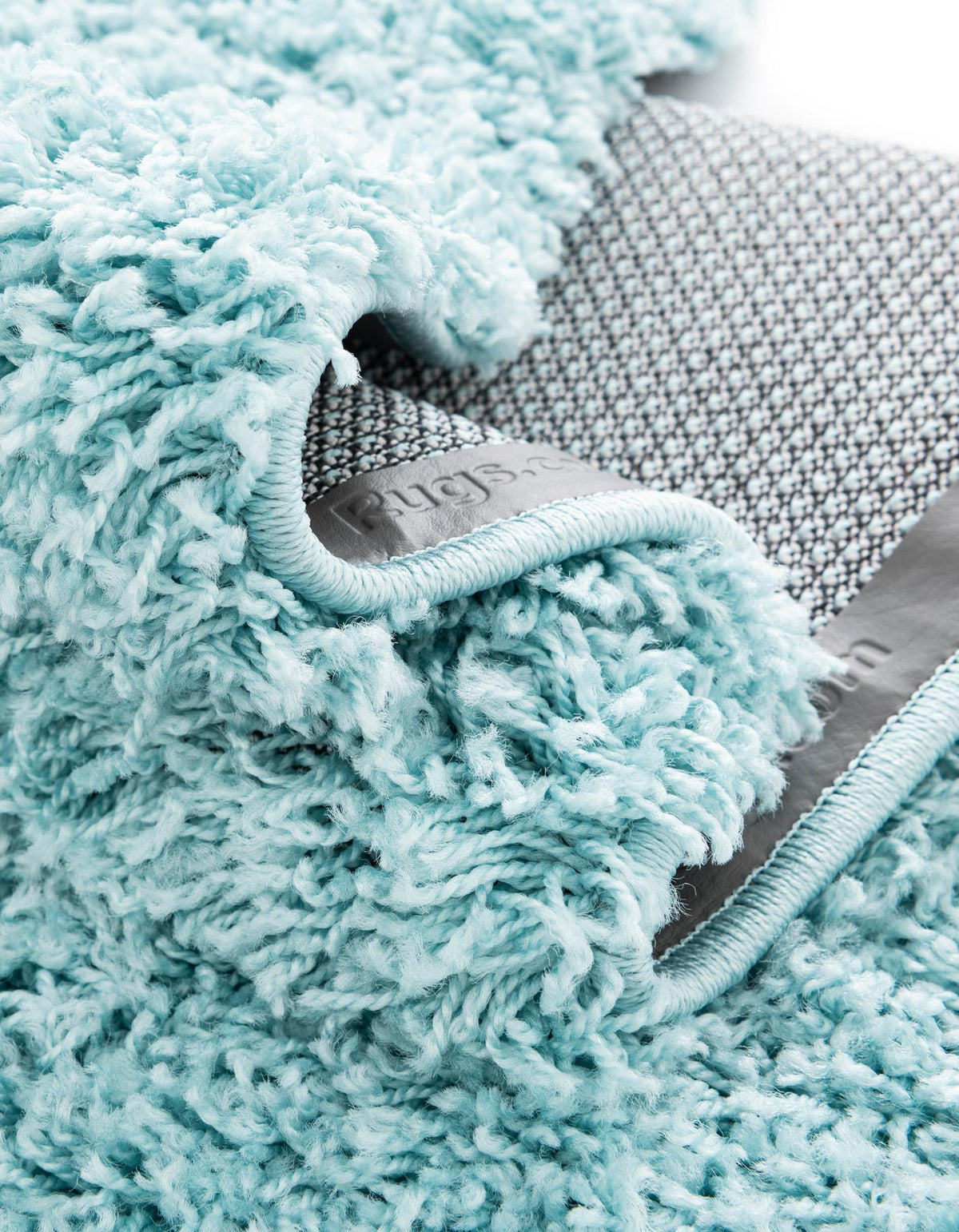 Cozy Comfort Shag Collection Area Rug - Hearthside (Turquoise) Rectangle Turquoise  lifestyle 9