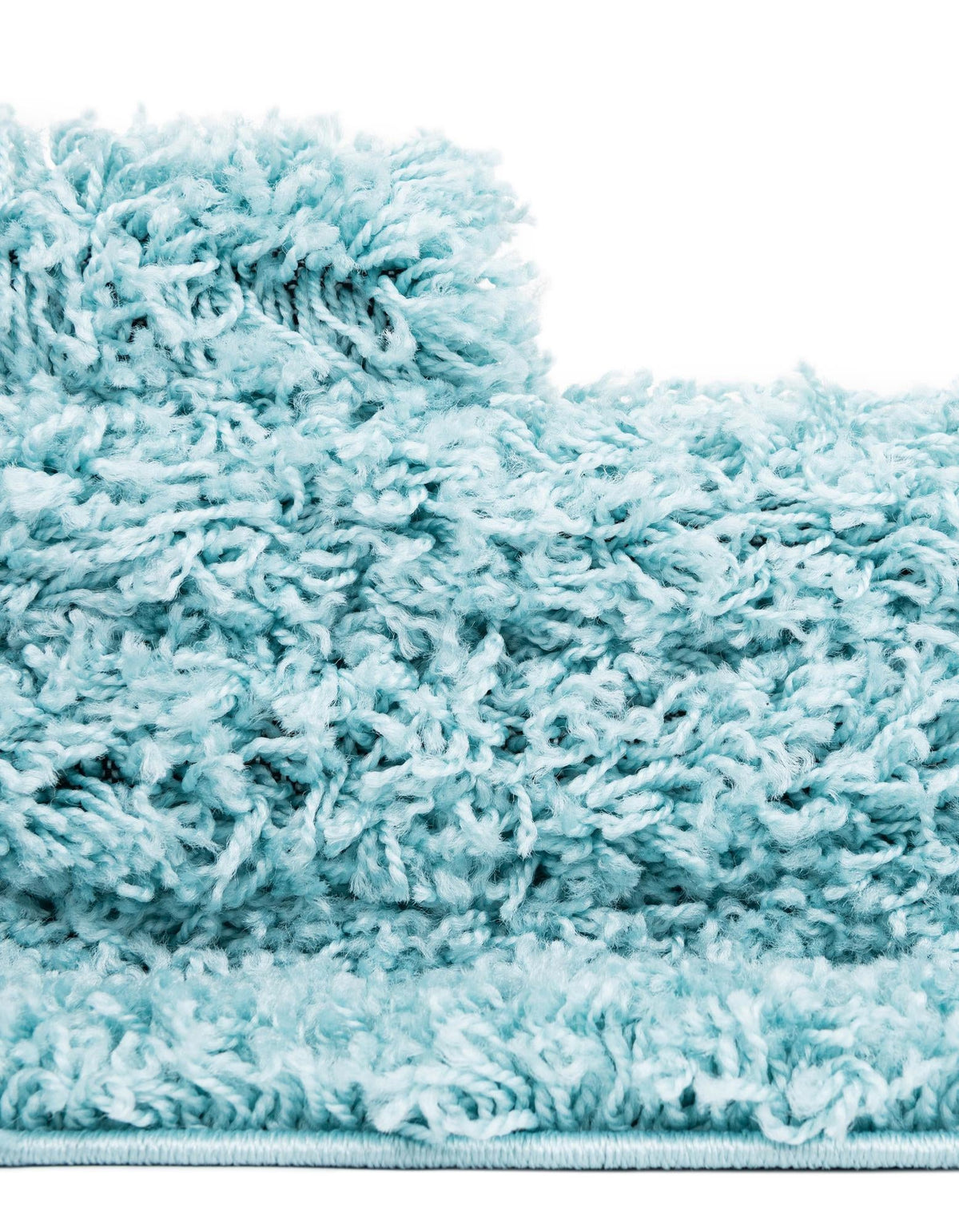 Cozy Comfort Shag Collection Area Rug - Hearthside (Turquoise) Rectangle Turquoise  lifestyle 10