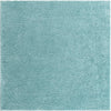 Cozy Comfort Shag Collection Area Rug - Hearthside (Turquoise) Square Turquoise  lifestyle 2