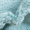 Cozy Comfort Shag Collection Area Rug - Hearthside (Turquoise) Square Turquoise  lifestyle 28