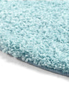 Cozy Comfort Shag Collection Area Rug - Hearthside (Turquoise) Oval Turquoise  lifestyle 38