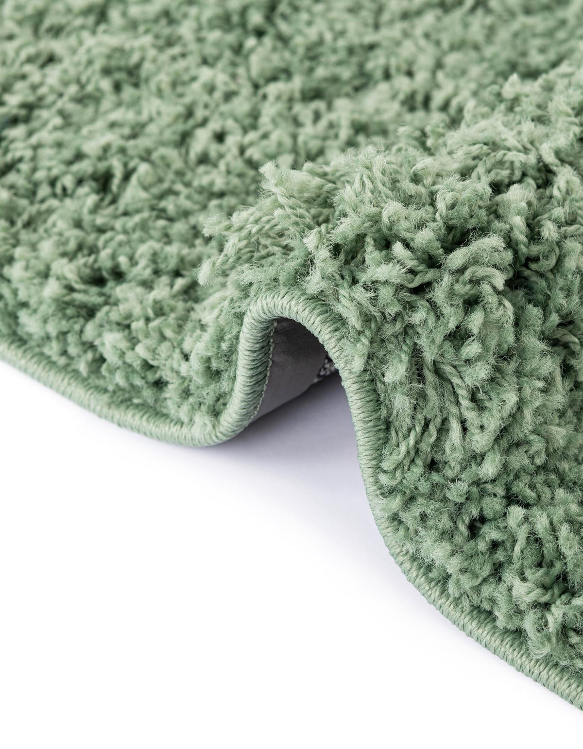 Cozy Comfort Shag Collection Area Rug - Hearthside (Green) Rectangle Green  lifestyle 6