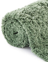 Cozy Comfort Shag Collection Area Rug - Hearthside (Green) Rectangle Green  lifestyle 8