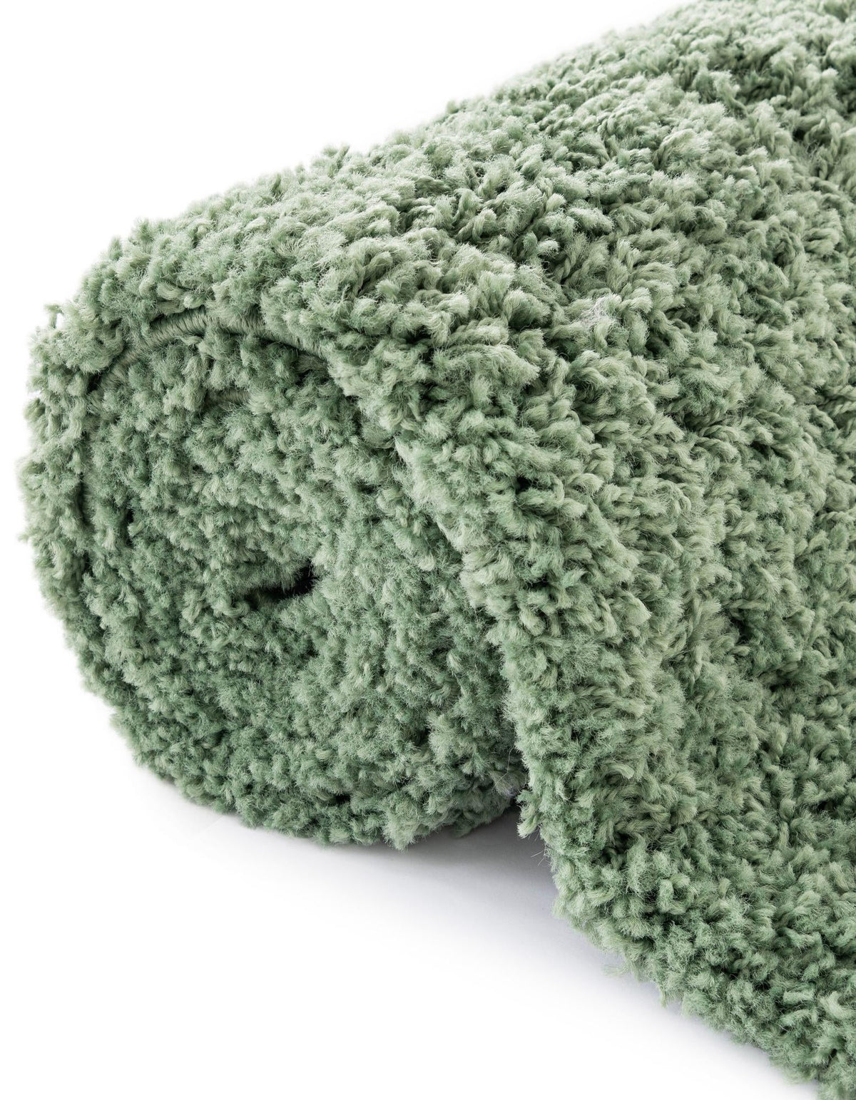 Cozy Comfort Shag Collection Area Rug - Hearthside (Green) Rectangle Green  lifestyle 8
