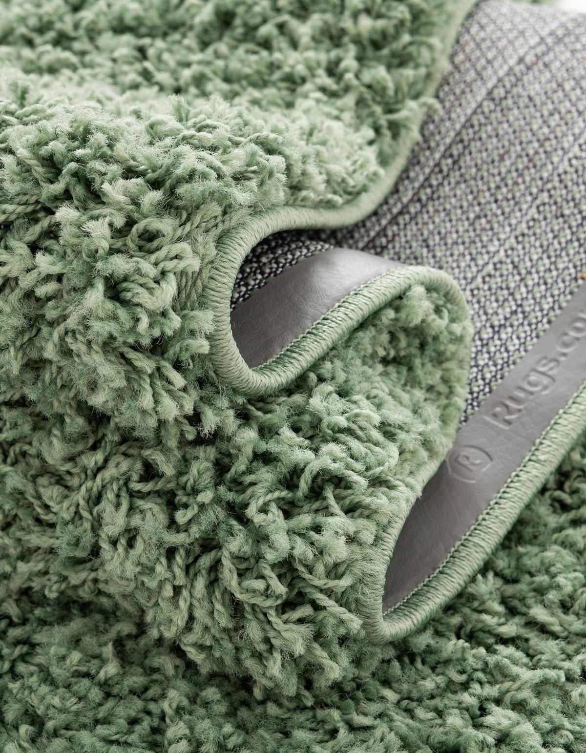 Cozy Comfort Shag Collection Area Rug - Hearthside (Green) Rectangle Green  lifestyle 9
