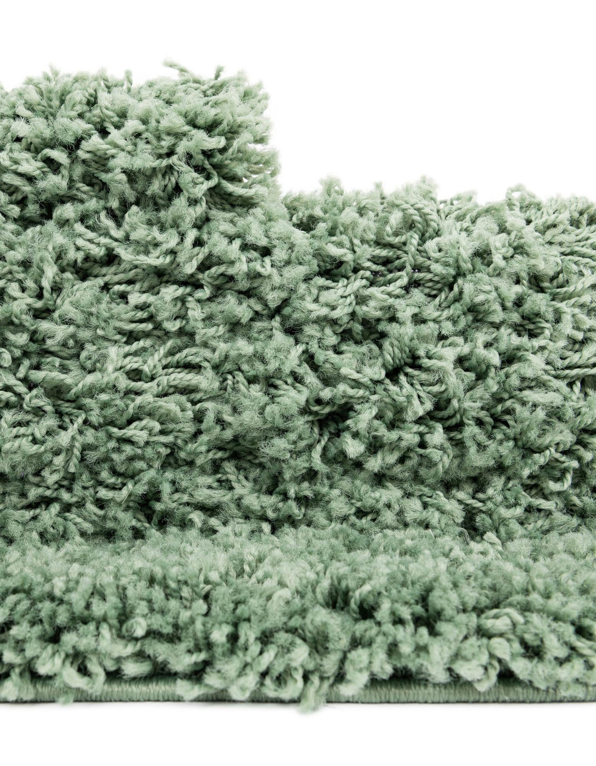 Cozy Comfort Shag Collection Area Rug - Hearthside (Green) Rectangle Green  lifestyle 10